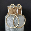 Vintage Gold and Silver Hoop Earrings VIP