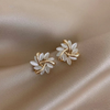 Elegant Opal Petal Earrings VIP