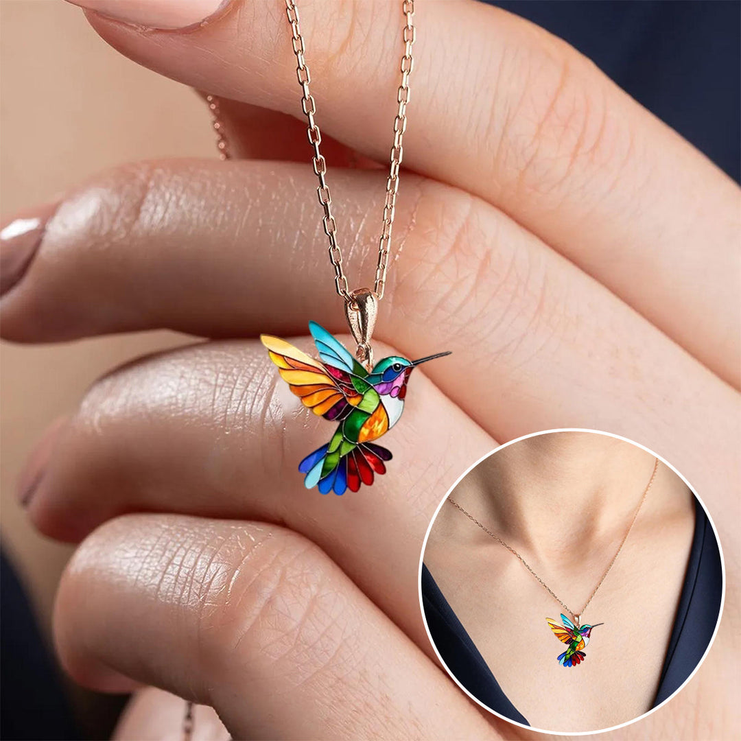 Stunning Hummingbird Pendant Necklace VIP