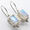 Vintage Square Moonstone Earrings VIP