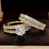 Gold Stacked Ring Set