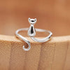 Vintage Silver Cat Ring