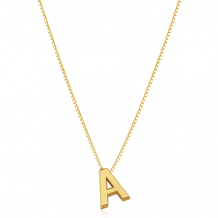 Gold Initial Necklace VIP