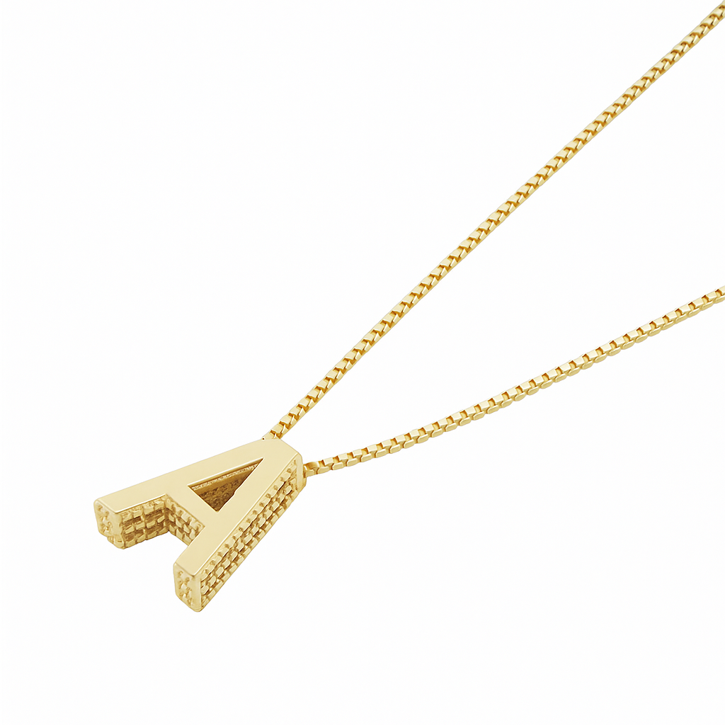Gold Initial Necklace VIP