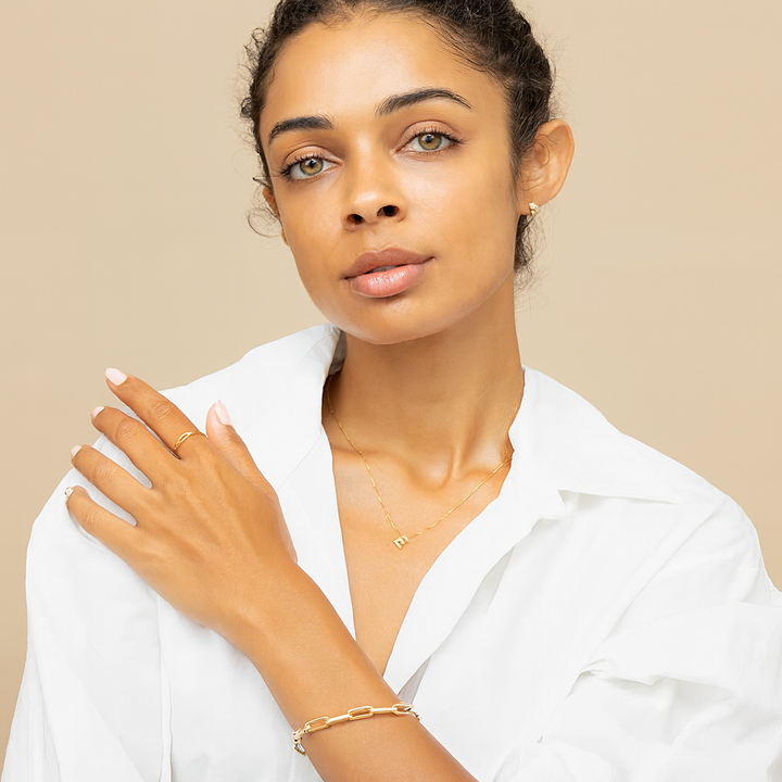 Gold Initial Necklace VIP