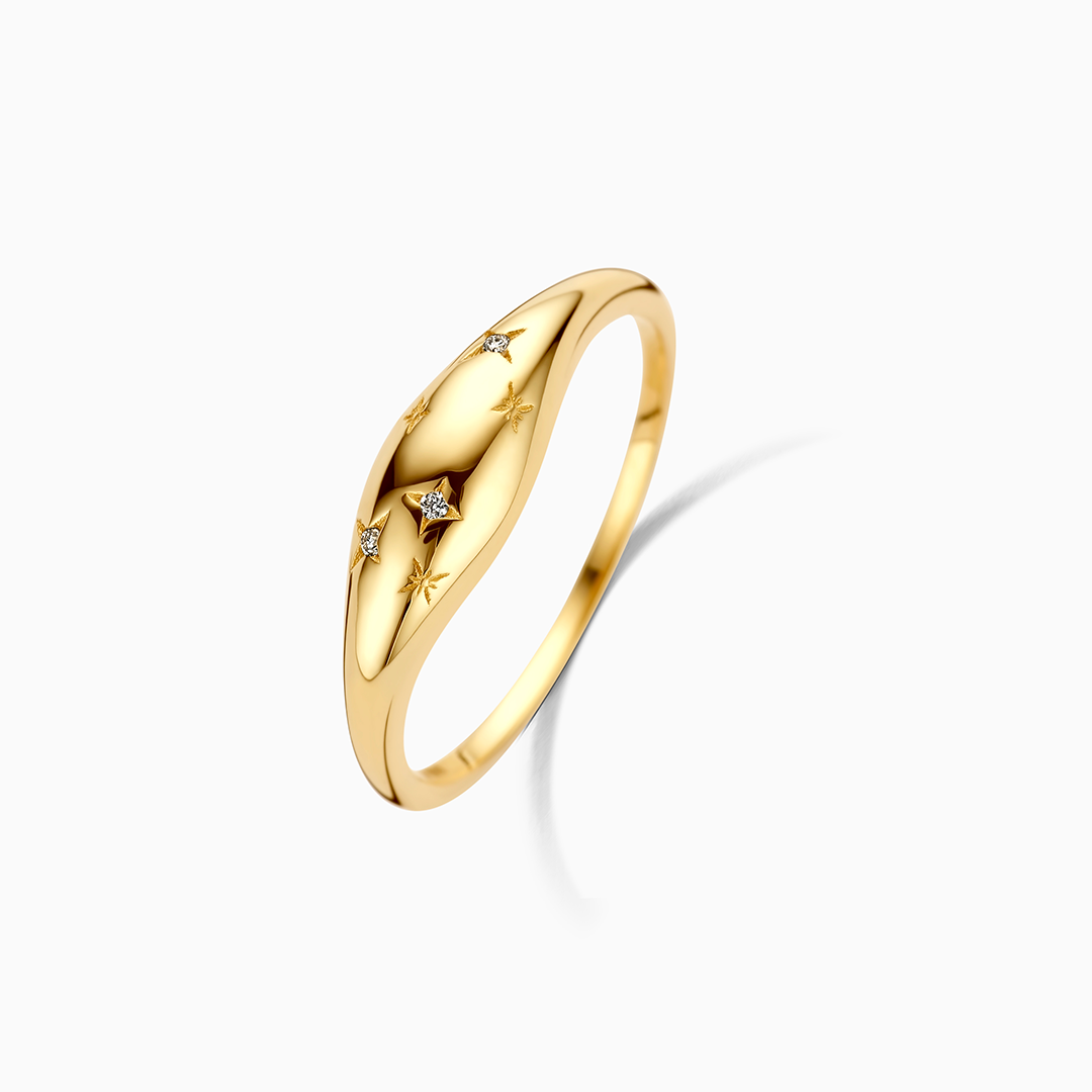 Gold Diamond Ring VIP