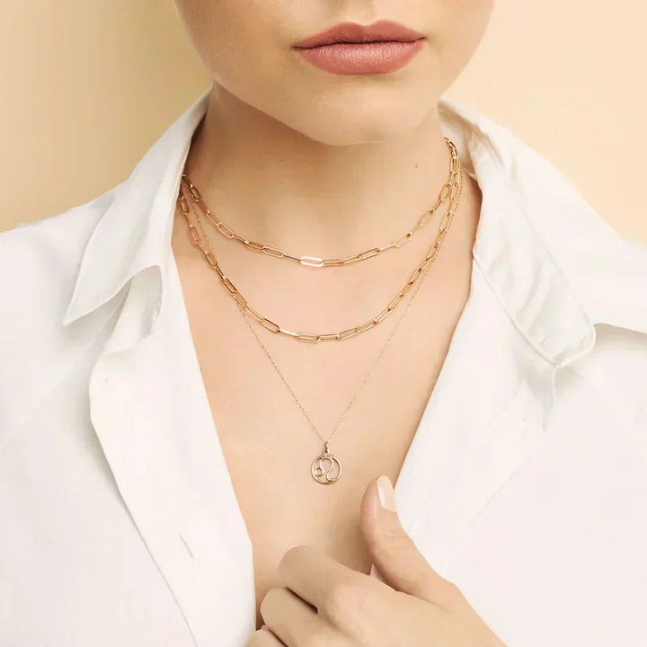 Gold Zodiac Sign Necklace VIP