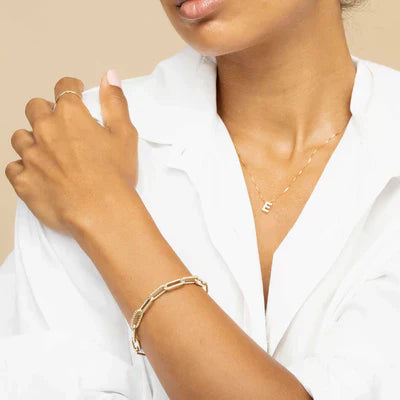 Gold Initial Necklace VIP