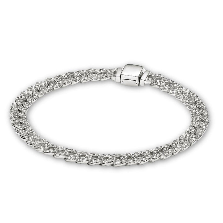 Gold Moissanite Cuban Bracelet VIP