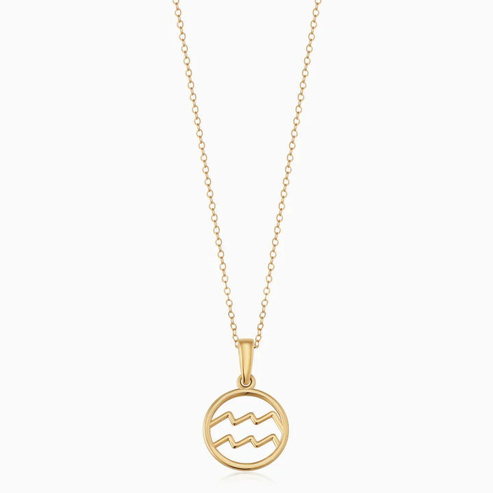 Gold Zodiac Sign Necklace VIP