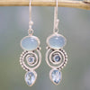 Exclusive Vintage Silver and Moonstone Earrings VIP