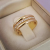 Double Zirconium Inlay Ring VIP