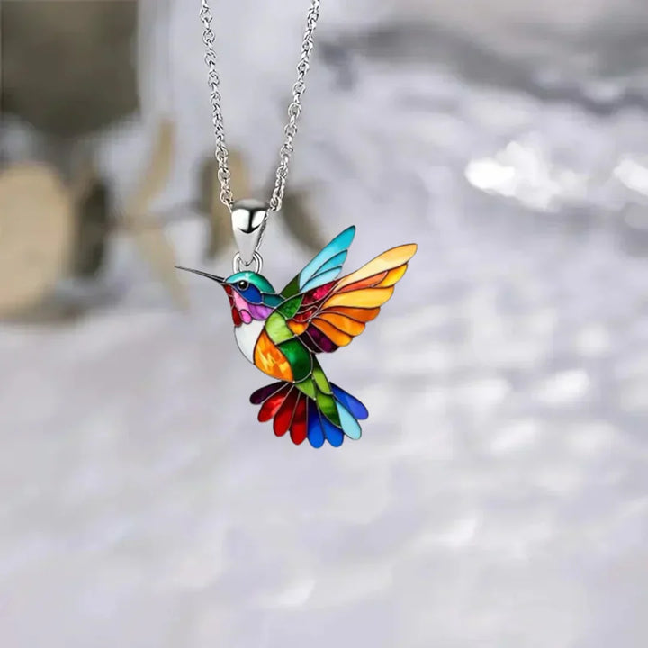 Stunning Hummingbird Pendant Necklace VIP