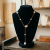 Vintage Dangling Pearl Necklace