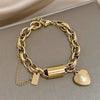Thick Gold Bracelet