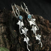 Blue Crystal Earrings