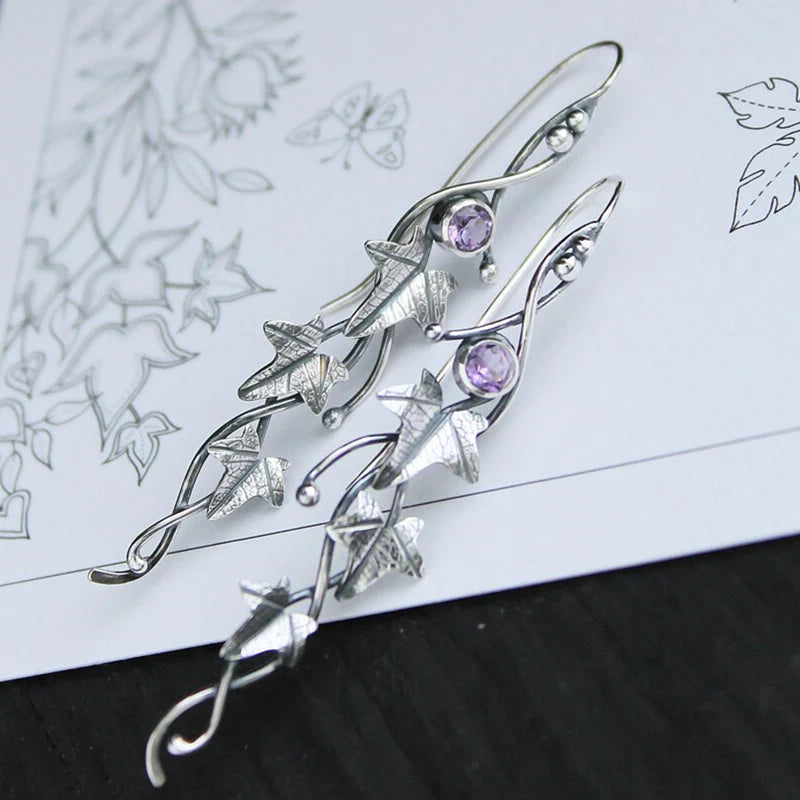 Blue Crystal Earrings