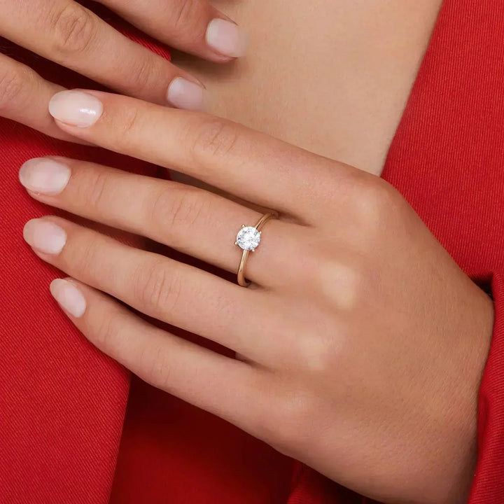 Gold Textured Ring