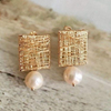 Pearl Wire Earrings