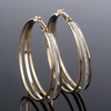 Sparkling Vintage Gold-Plated Earrings
