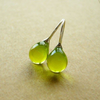 Vintage Olive Crystal Earrings VIP