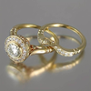 Vintage Gold and Zircon Ring Set VIP