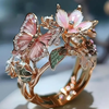 Butterfly Ring with Zirconia VIP