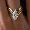 Gold Crown Drop Ring VIP