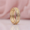 Shiny Hollow Gold Ring VIP