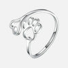 Adjustable Claw Heart Ring