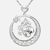 Silver Paw Necklace with Zirconia VIP