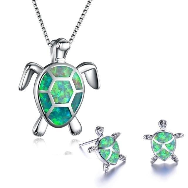 Sea Turtle Jewellery Set